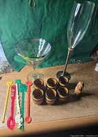 All items grouped on tabletop