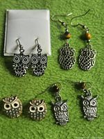 All four pairs displayed on green background