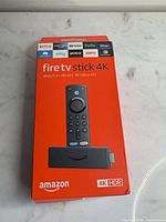 Front of sealed Amazon Fire TV Stick 4K box