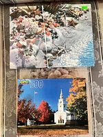 Both puzzle boxes front views