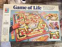 Top of Game of Life box showing artwork and title