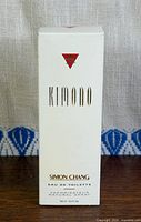 Front of sealed Kimono by Simon Chang perfume box