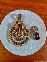 Overview of both pendants on surface