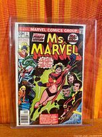 Front cover view of Ms. Marvel #1 in sleeve