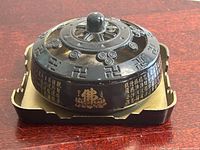 Overall view of incense burner assembled