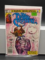 Front view of bagged comic showing full cover art and title