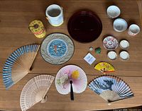 Group shot of all items on table