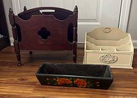 All three wood pieces side by side