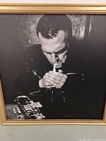 front view of framed portrait print