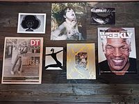 All seven items laid out on table