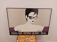 Front view of framed Patrick Nagel poster
