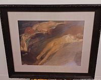 front view of framed artwork