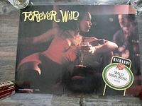 Entire poster laid flat showing full "Forever Wild" artwork and size context