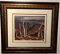 Framed print full view on wall