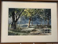 Full framed watercolour painting