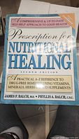 Cover of Prescription for Nutritional Healing book