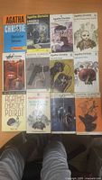 12 Agatha Christie Fontana paperbacks front covers
