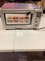 Full front view of Breville toaster oven