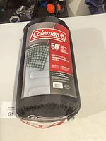 Stuff sack showing front label with brand, model, temperature rating and size