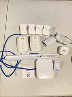 Full lot showing all electronics laid out