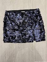 Front of H&M sequin skirt