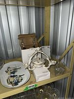 Shelf view showing all six items together