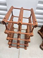 Front angled view showing full rack structure