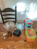 Overview of all items on tabletop