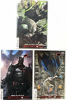 Group of three bagged Batman City of Bane variant comics