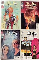 Group shot of four Buffy comics issues 42,44,48,52