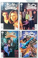 Group shot of the four Buffy the Vampire Slayer comic issues 10, 13, 14, 16