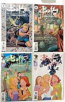 All four Buffy comic issues bagged and boarded