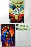 All three Martian Manhunter #1 variants side-by-side