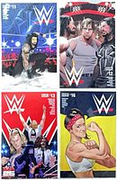 Composite showing all four WWE comic issues