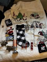 All items laid out together for overview