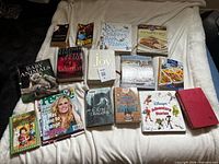 All items laid out together on blanket