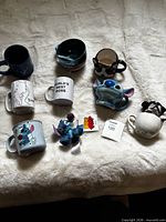 All seven items laid out on white surface