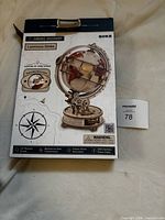 Front of boxed ROKR ST003 Luminous Globe model kit