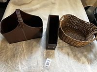 All three storage items side by side