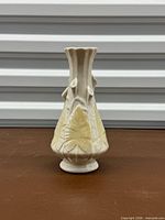 Full view of Belleek vase front