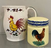 pitcher and canister front view