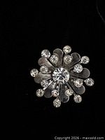 Front view showing rhinestone arrangement and design