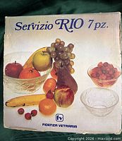 Retail box showing Servizio RIO 7-piece set branding