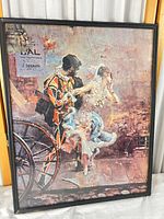 Full view of framed Boldini print showing artwork and entire frame