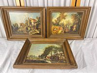 All three framed prints displayed together showing size and matching frames