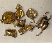 Dental gold fragments assorted shapes