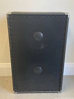 Front view of closed cabinet