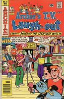 Front cover of Archie's T.V. Laugh-Out #44 showing title, issue number and artwork