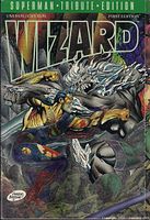 Cover of Wizard: Superman Tribute Edition #1 showing Superman and Doomsday