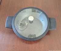 Top view of Curtis Stone multi-pan with lid on